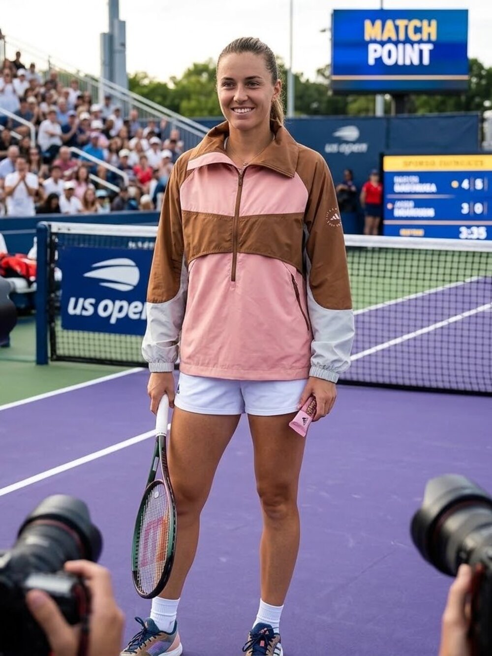 adidas by Stella McCartney True Nature Loose Fit Pull-on Jacket $180